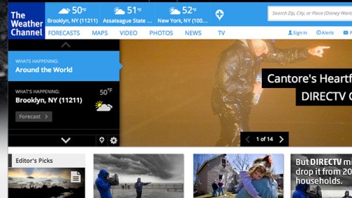 DirecTV May Drop The Weather Channel