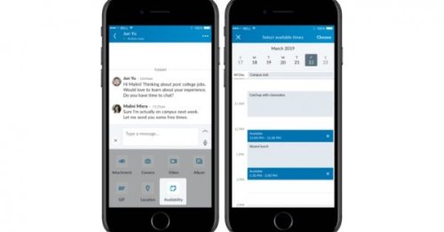 It’s Now Easier to Pick a Time and Place for Face-to-Face Meetings via LinkedIn Messenger