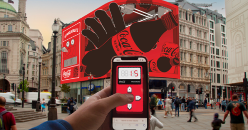 Enjoy a Free Bottle of Coca-Cola Zero Sugar Using AR