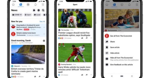 Facebook News Stand-Alone Tab Rolls Out in UK