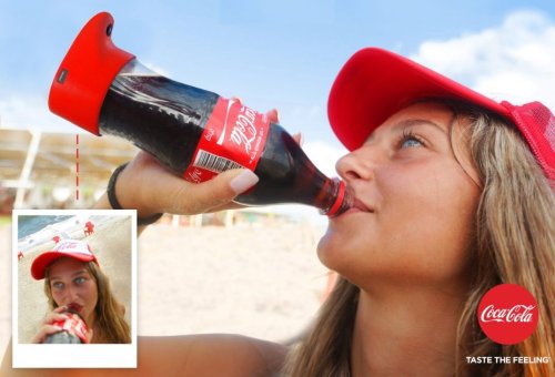 Coca-Cola Invented a Bottle That Takes Selfies, Because We Really Needed That
