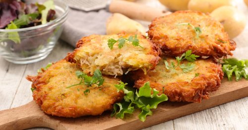 Vous devez absolument tester cette recette de galettes pomme de terre fromage de Cyril Lignac