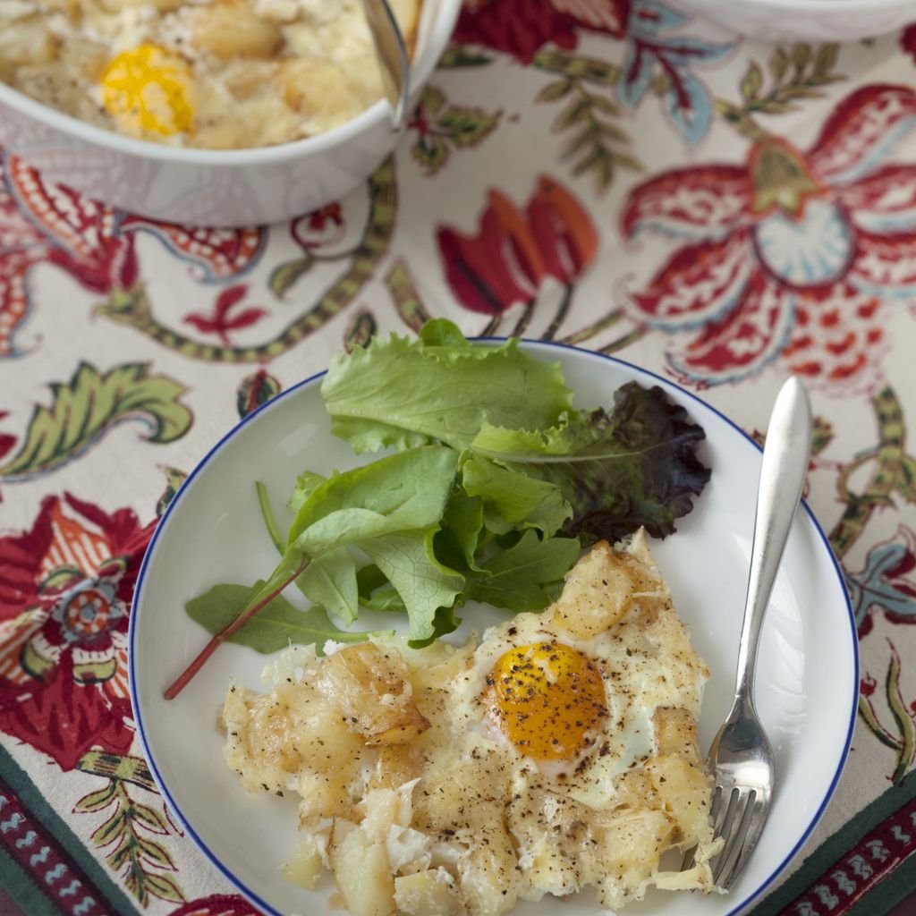Oeuf au plat savoyard