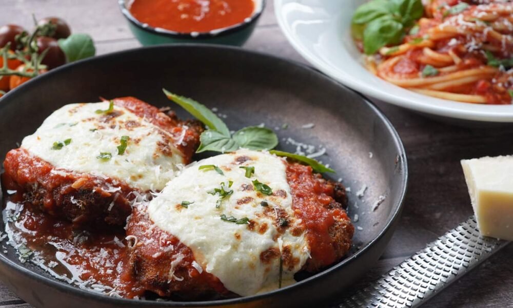 Chicken Parmigiana & Spaghetti Pomodoro