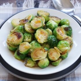 Easy Orange Brussels Sprouts