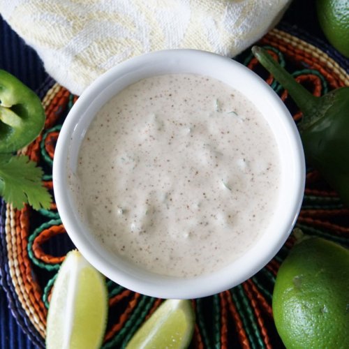 Cilantro Lime Sauce for Fish Tacos