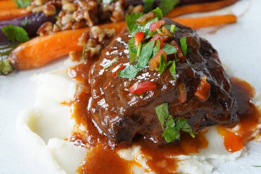 Beef Short Ribs & Maple Roasted Carrots