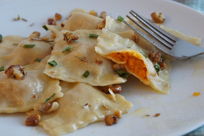 Homemade Butternut Squash Ravioli