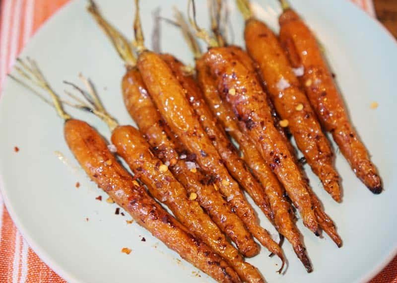 Miso-Glazed Roasted Carrots