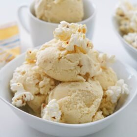 Creamy Popcorn Ice Cream