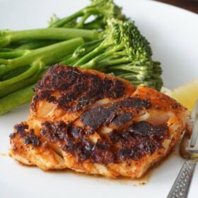Cajun-Seasoned Blackened Cod