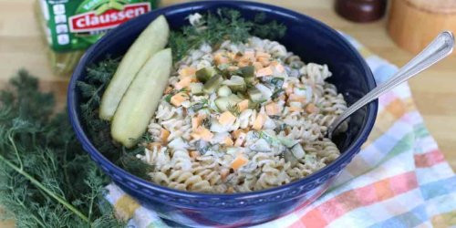 Best Dill Pickle Pasta Salad Recipe