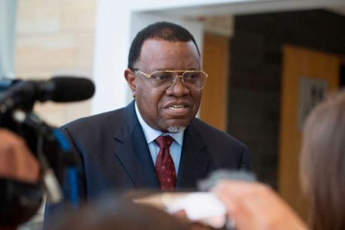 Namibia buries late president Geingob