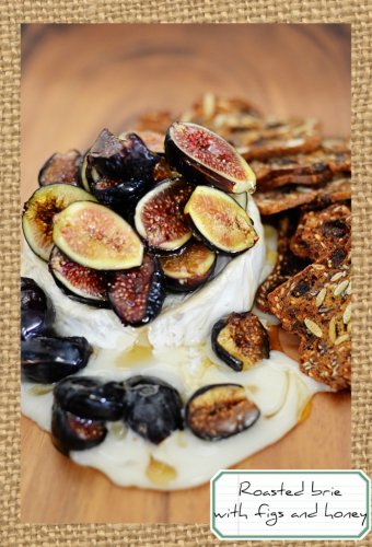 Roasted Brie with Figs and Honey - A Golden Afternoon: Simplified Home Living