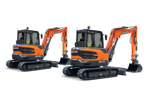 Develon announces 2 mini excavators