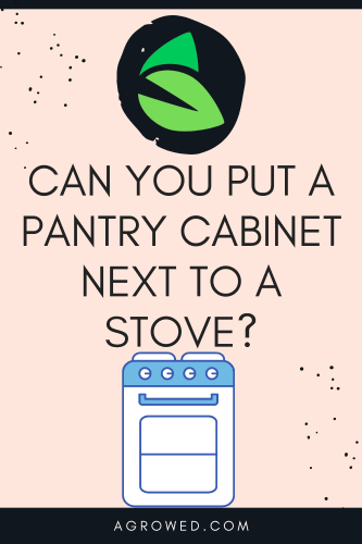 Can You Put a Pantry Cabinet Next to a Stove?