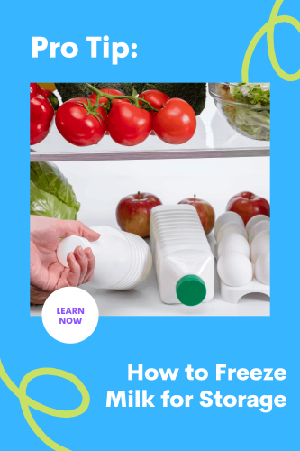 How to Freeze Milk for Storage