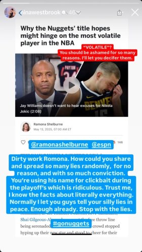 Russell Westbrook’s wife accuses ESPN reporter of spreading ‘lies’ about him: ‘Dirty work’