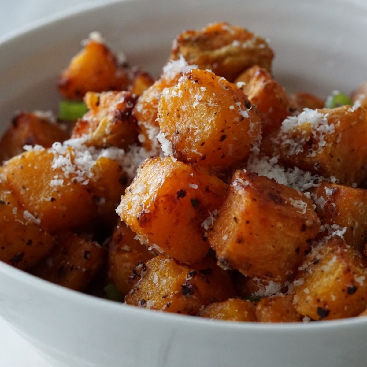 Air Fryer Parmesan Sweet Potatoes