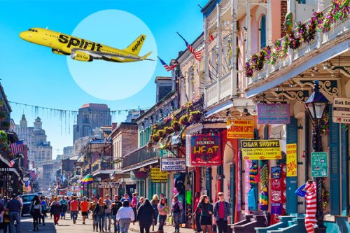Spirit Airlines New Orleans Flights +1-888-906-1815 | Low Fare