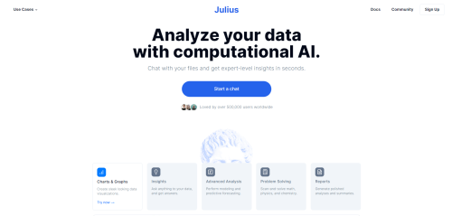 Meet Julius AI: An Intelligent Data Analyst Tool that Enables Users to Analyze, Interpret, and Visualize Complex Data in a Chat Interface