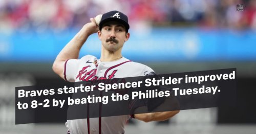 How Braves' Spencer Strider looked against the Phillies | Flipboard