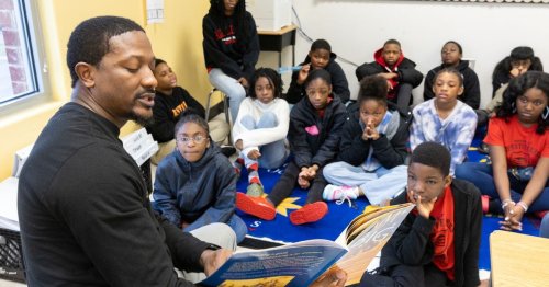 Fraternity looks to build bonds with Fulton school through reading program