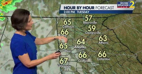 TUESDAY’S WEATHER: Another dry day before arrival of heavy rain, storms
