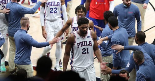 Joel Embiid questions officiating and won’t mention Trae Young by name
