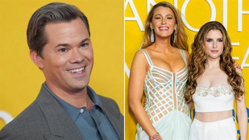 'Another Simple Favor' Star Andrew Rannells Reacts to Question About Blake Lively Drama