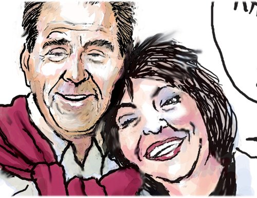 JD Crowe: Nick Saban and Miss Terry home alone. What could go wrong?