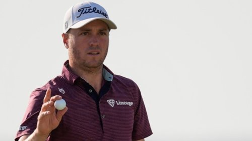 PGA Tour golfer Justin Thomas gets blasted with mud