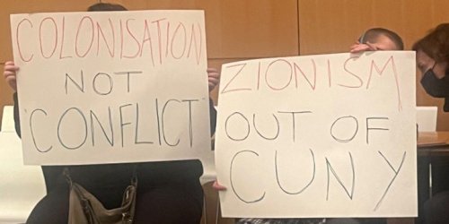 Anti-Zionist Protestors Disrupt CUNY Event on Israeli-Palestinian Conflict