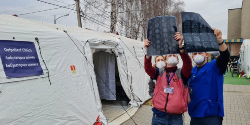 ‘Being Here Is Part of Our DNA’: Israelis Treat Refugees at Ukraine Field Hospital as War Enters Fifth Week