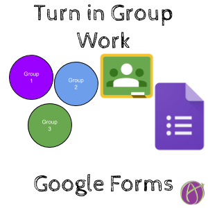 Google Classroom: Turn in Group Work with a Google Form