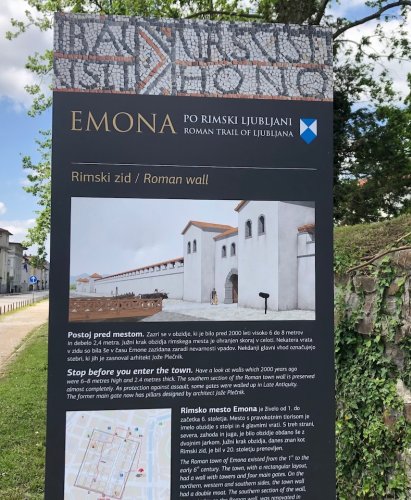 Walking round Roman Emona