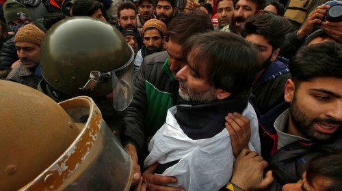 Yasin Malik: India convicts top Kashmir separatist of ‘terrorism’