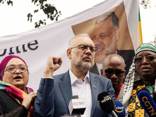 South African ambassador expelled by Trump receives hero’s welcome at home
