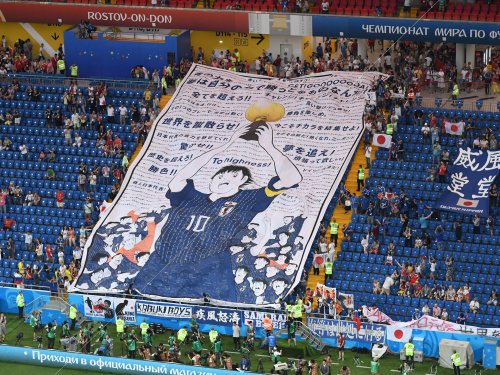 Who is Captain Tsubasa, a hero to Spanish footballers?