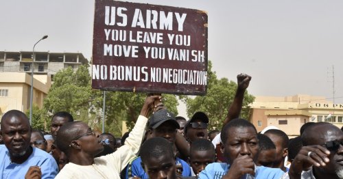 Hundreds protest in Niger demanding departure of US troops