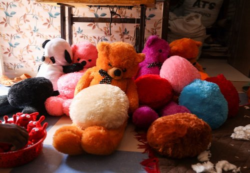 Photos: India factory turning cigarette stubs into soft toys