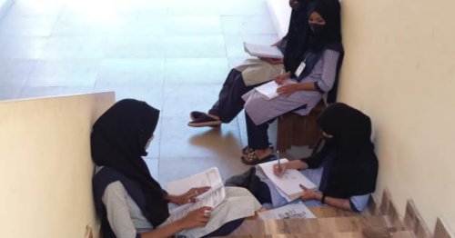 Muslim girls wearing Hijab barred from classes at Indian college