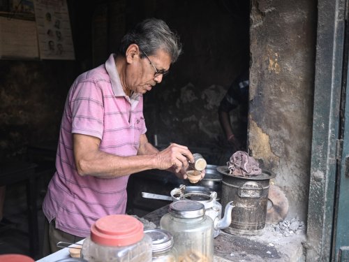 ‘I always come here’: The Indian tea shop that runs on trust