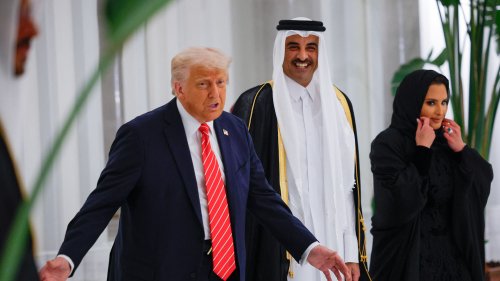 Trump arrives at Lusail Palace for Qatari state dinner