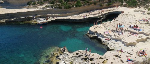 St. Peter´s Pool: Geheimtipp der Einheimischen am Meer auf Malta