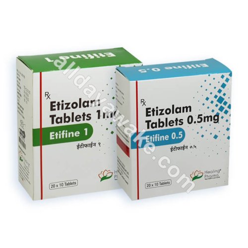 Etifine 1mg, 0.5mg Etizolam Tablet: View Uses, Side Effects, Price