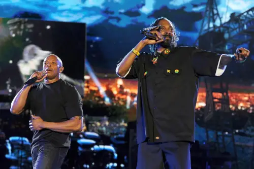 Dr. Dre & Snoop Dogg Spotted At U2’s Opening Of Las Vegas Sphere