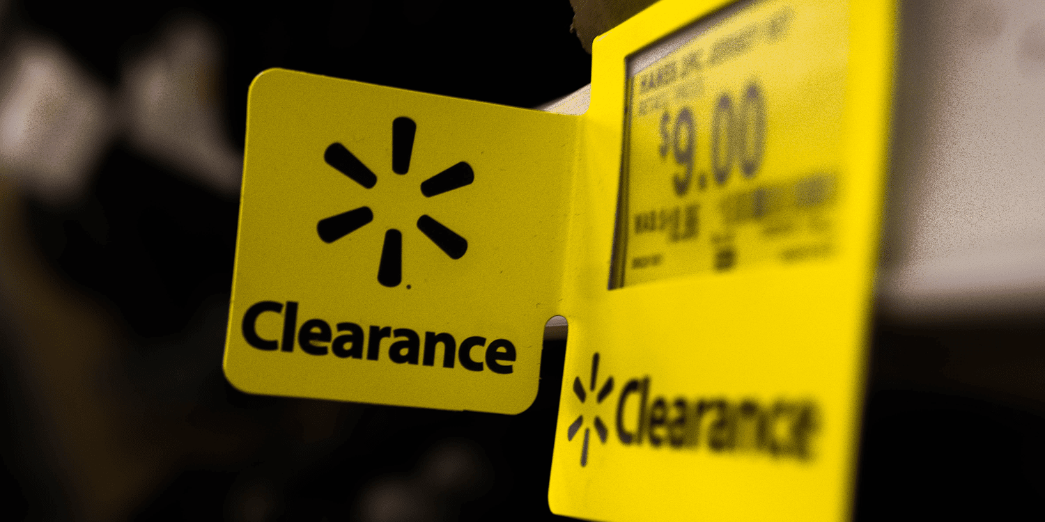 Here's Why You Need to Pay Attention to the Walmart Clearance Tags