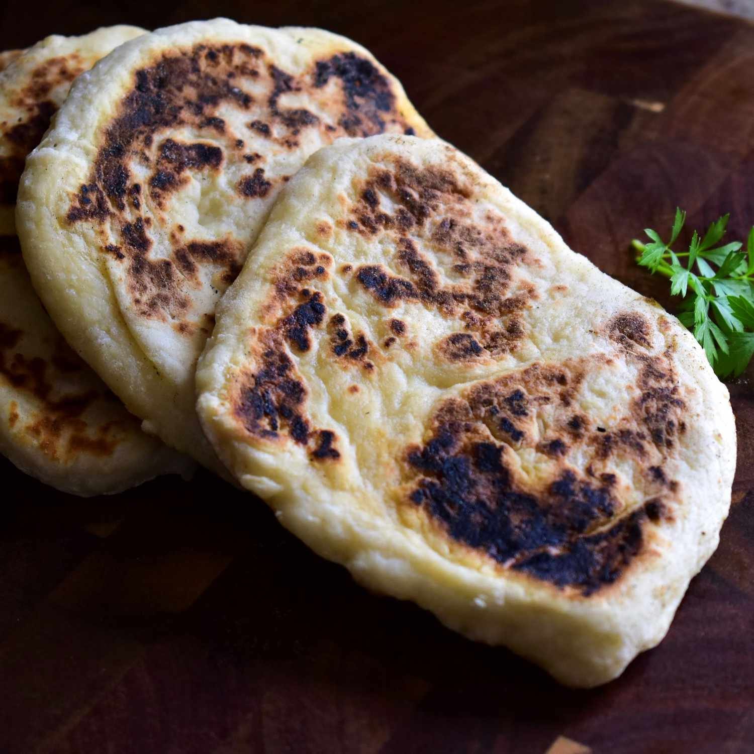 Easy Two-Ingredient Naan