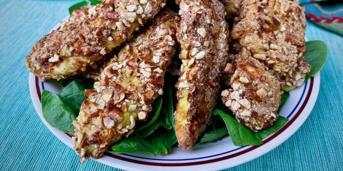 Air Fryer Pretzel-Crusted Chicken Tenders